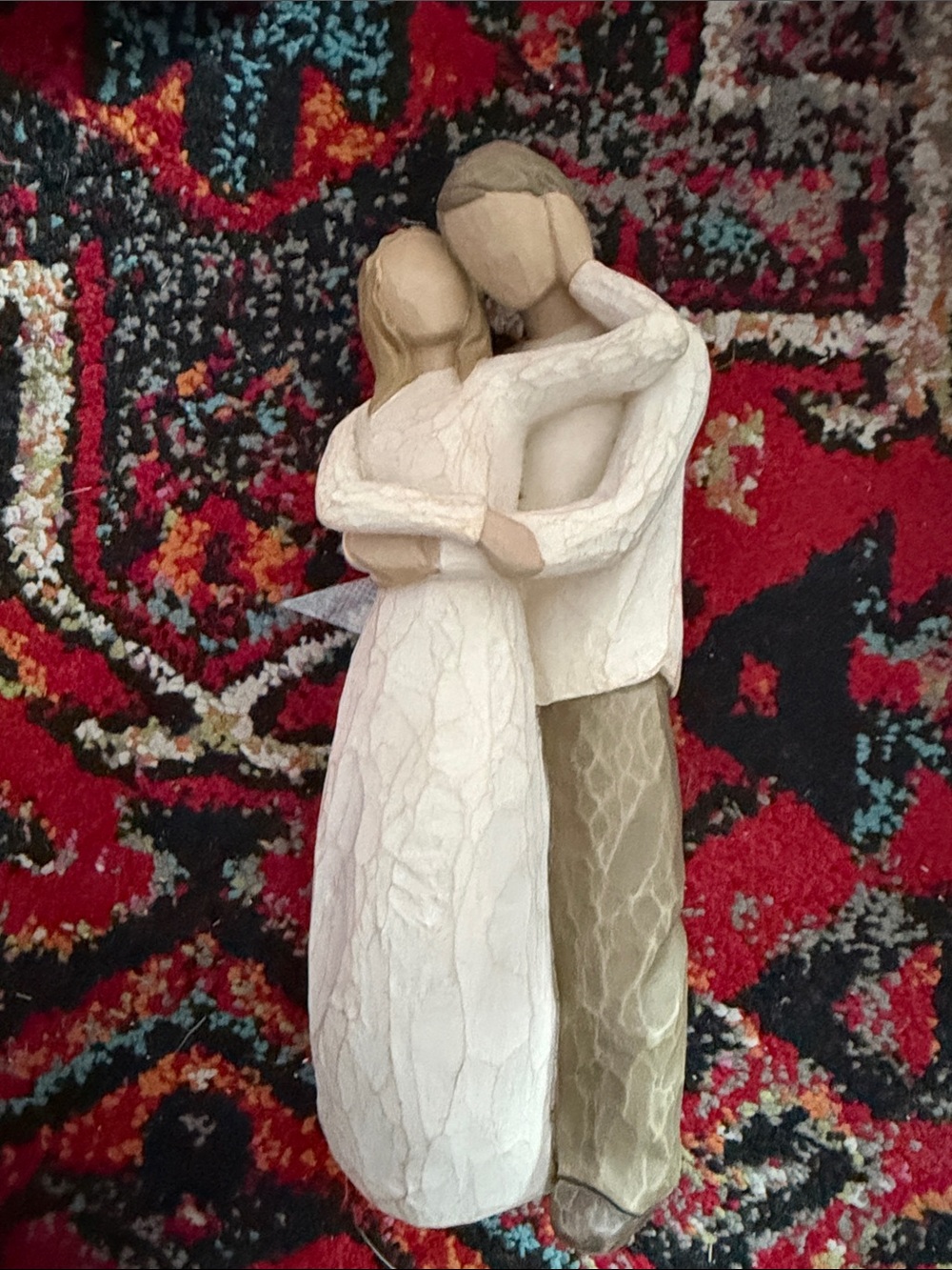 Willow Tree Embracing Couple Sculpture - Home Art Figurine